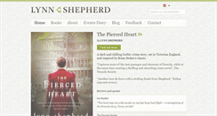 Desktop Screenshot of lynn-shepherd.com